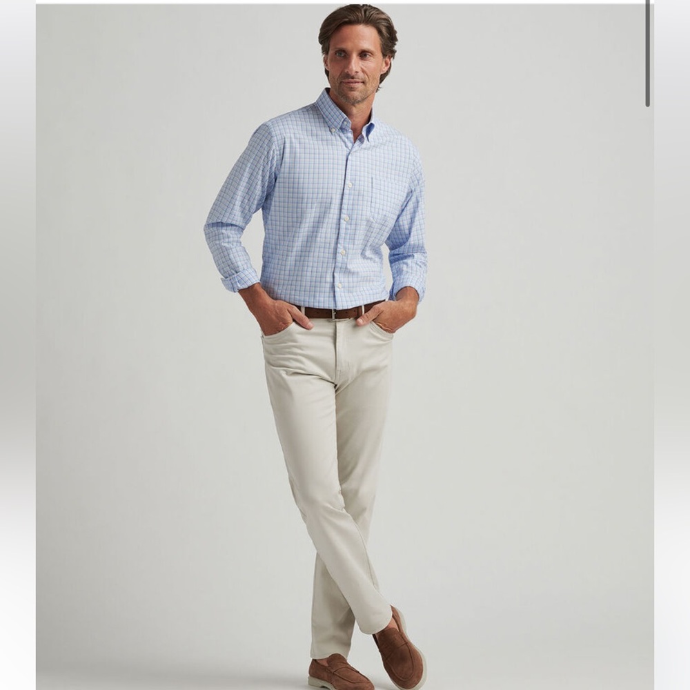 Peter Millar Albert Crown Lite Cotton Stretch Sport Shirt